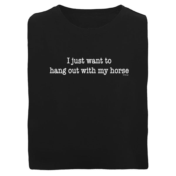 22168 Hangout with My Horse Girls Short Sleeve Tee