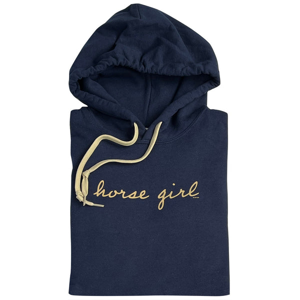 22517 - Horse Girl Navy Hoodie