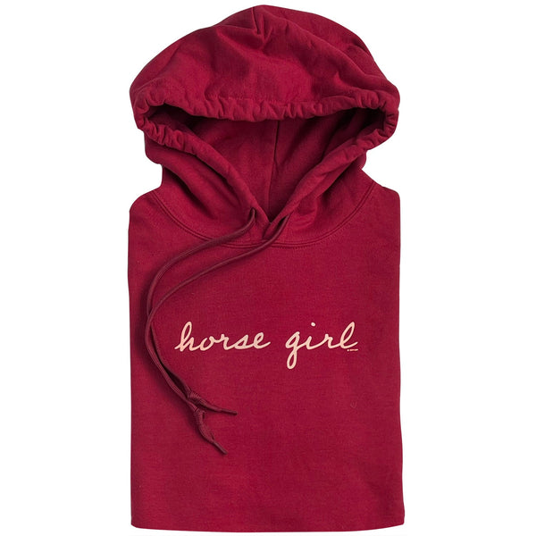 22518 - Horse Girl Cardinal Hoodie