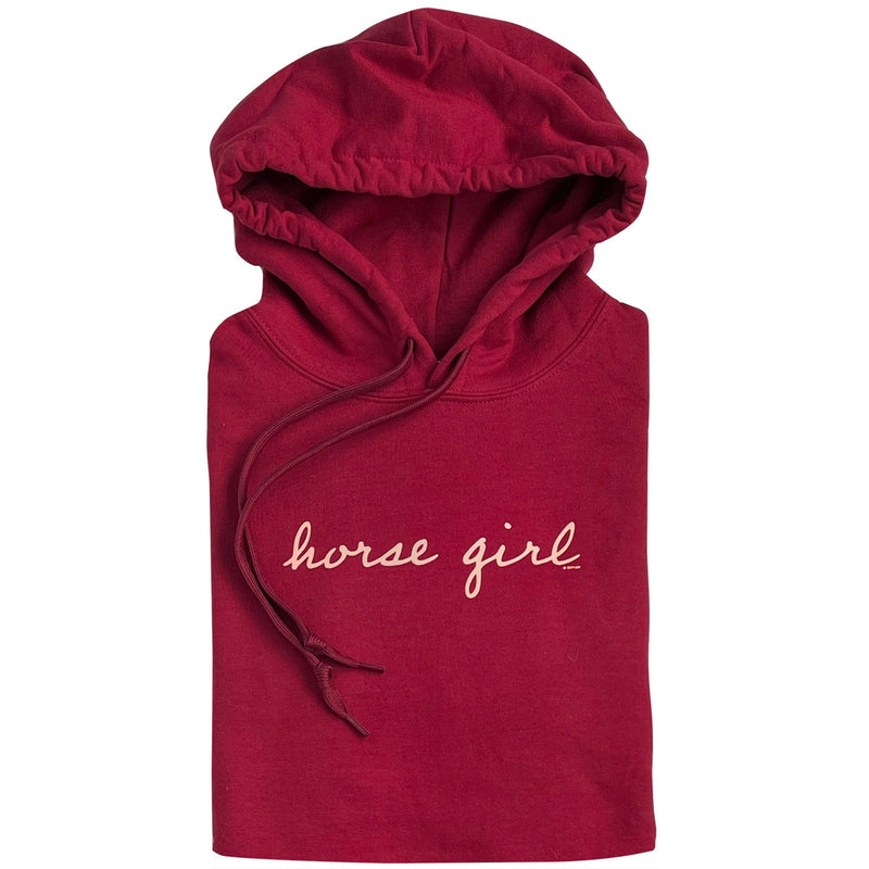 22518 - Horse Girl Cardinal Hoodie