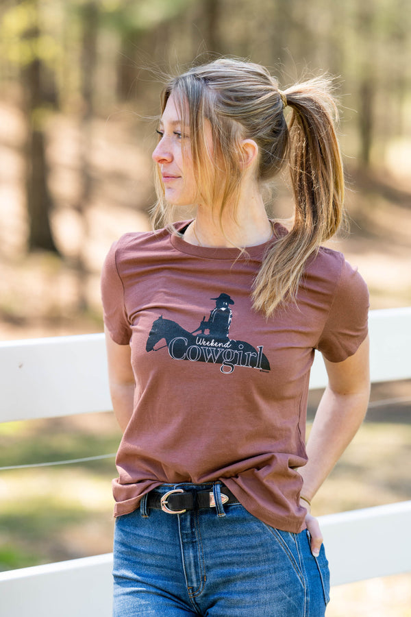 23117 Weekend Cowgirl Short Sleeve Tee