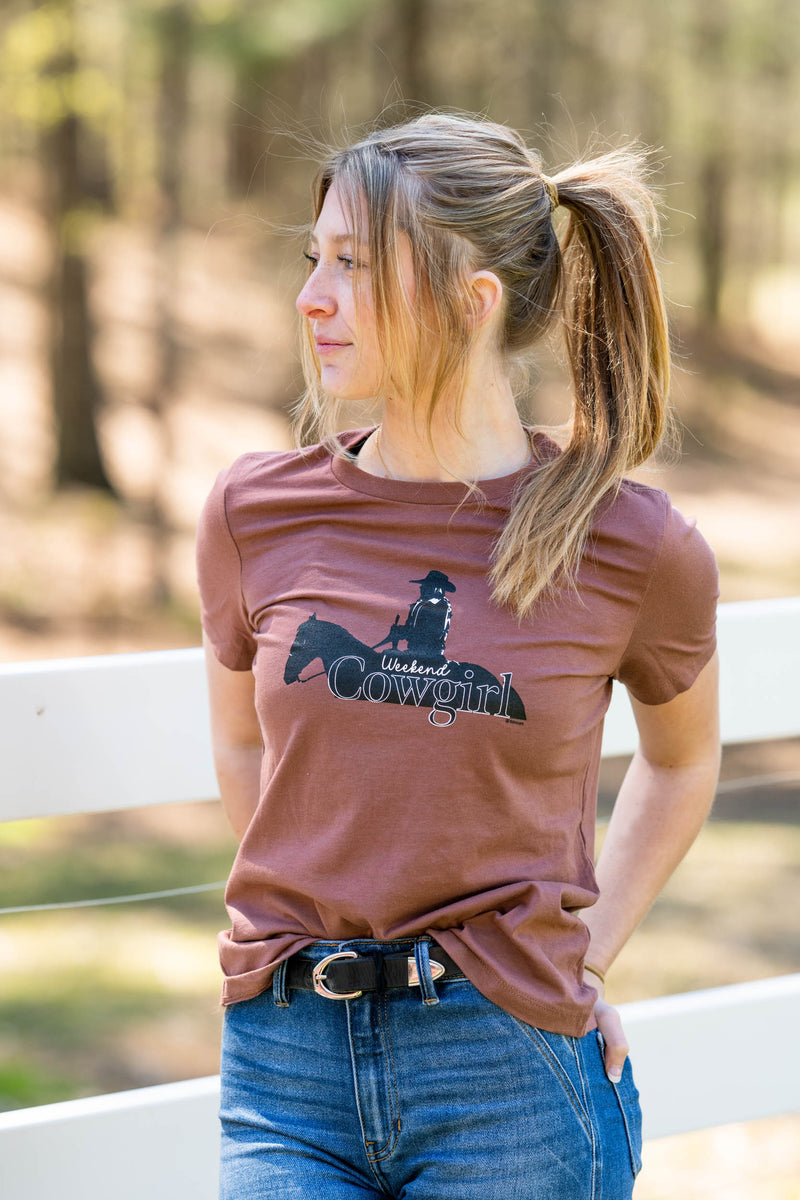 23117 Weekend Cowgirl Short Sleeve Tee