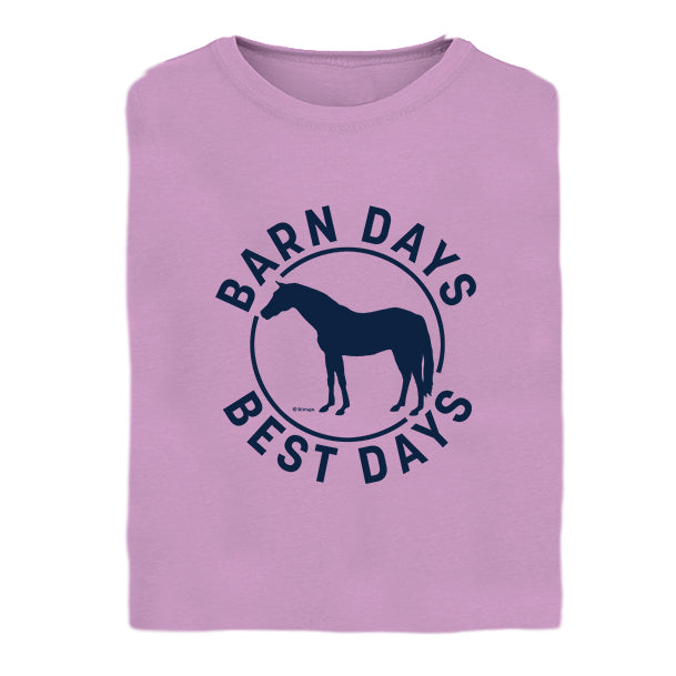 23128 Barn Days Best Days Girls Short Sleeve Tee