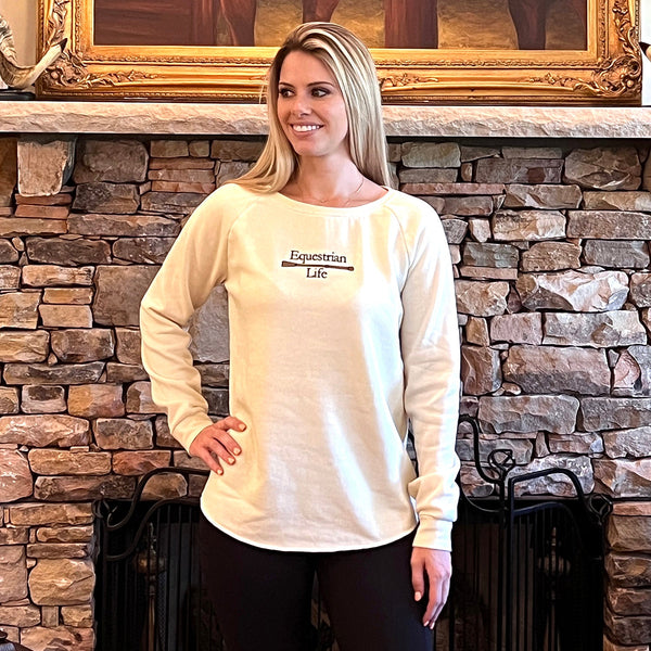 23520 - Equestrian Life Ladies Crewneck Sweat