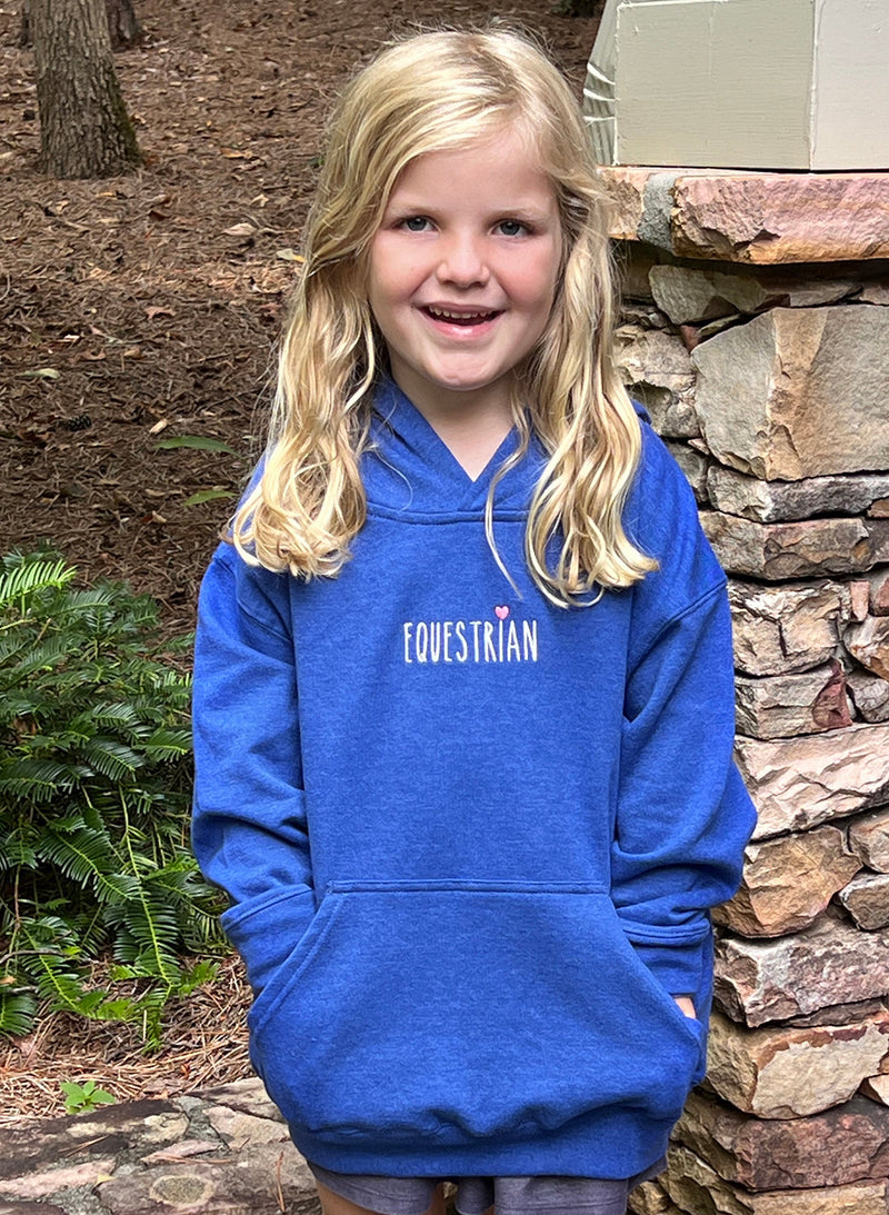 23536 - Equestrian with Heart Youth Hoodie