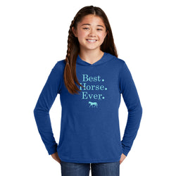 23538 -Best Horse Ever Youth Hooded Tee