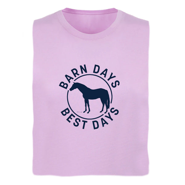 24106 Barn Days Best Days Ladies Short Sleeve Tee