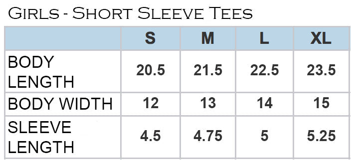 23138 Horse Girl Youth Short Sleeve Tee