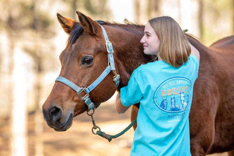 EP-210 All About Horses - Youth Short Sleeve Tee