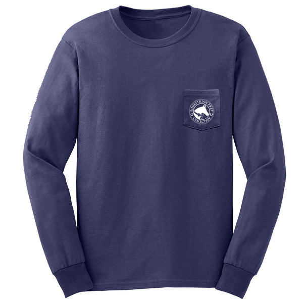 EP-371 Preppy Pattern Horse - Youth Long Sleeve Tee