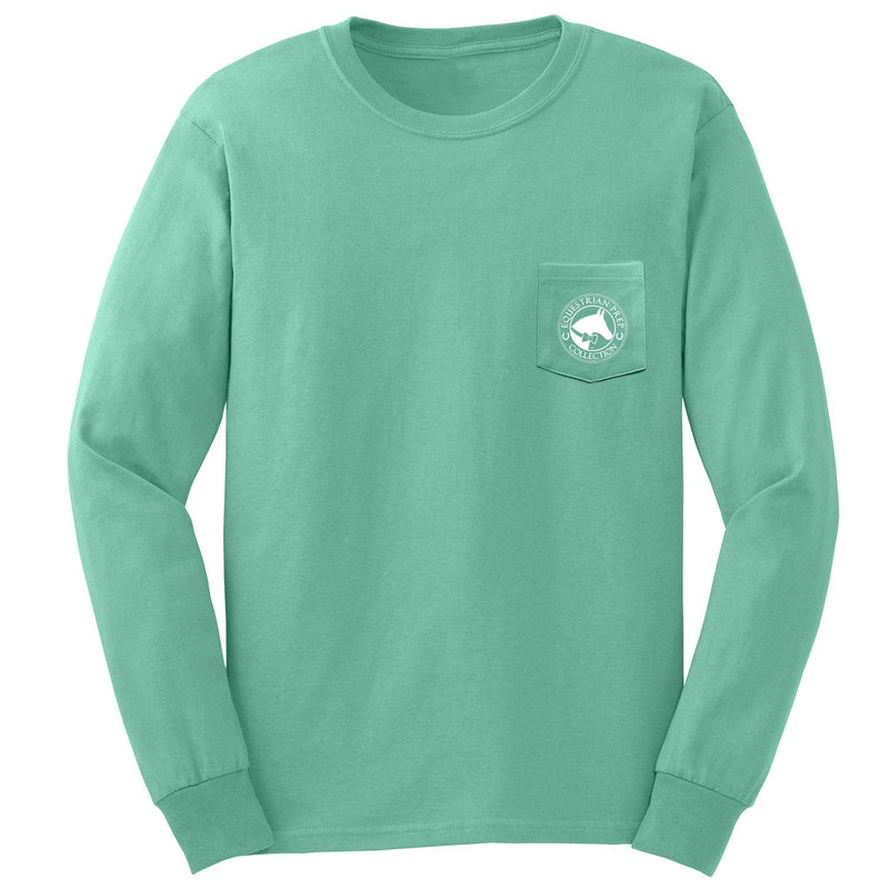 EP-107 Horses Rock - Adult Comfort Colors Long Sleeve Tee