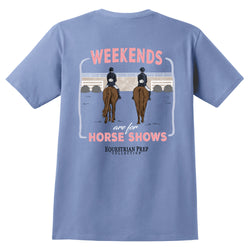 Weekends Are For Horse Shows - Adult Short Sleeve Tee EP-146