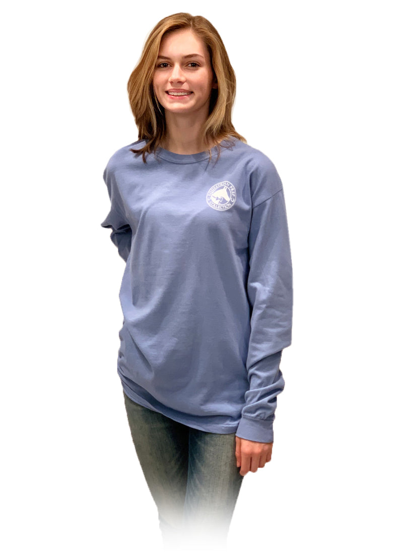 Weekends Are For Horse Shows - Adult Comfort Colors Long Sleeve Tee EP-175