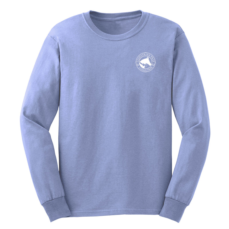 Weekends Are For Horse Shows - Adult Comfort Colors Long Sleeve Tee EP-175