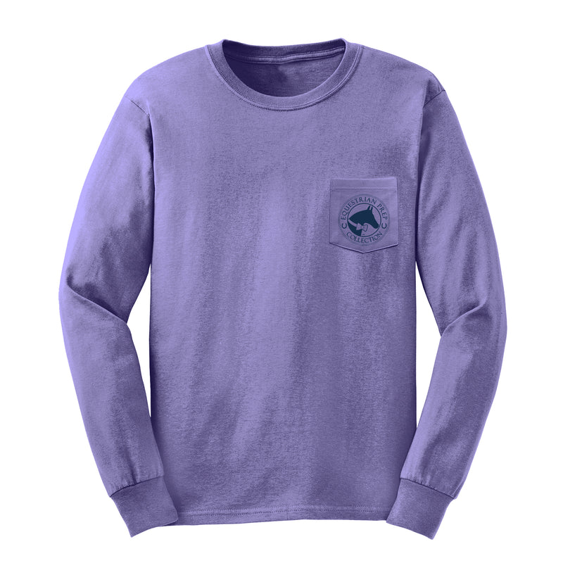 I Just Really Like Horses - Adult Comfort Colors Long Sleeve Tee EP-189