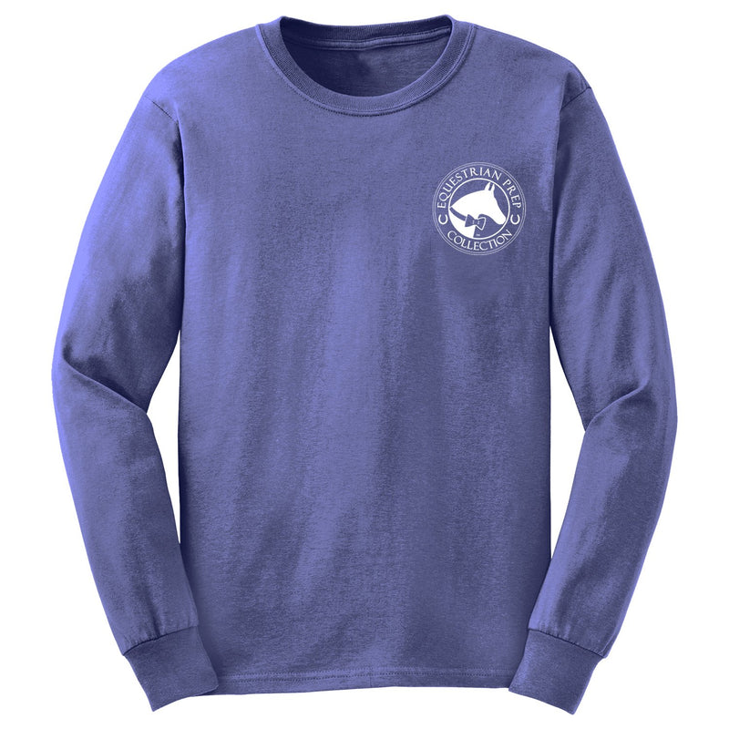 EP331 Horse Show Life - Youth Comfort Colors Long Sleeve Tee