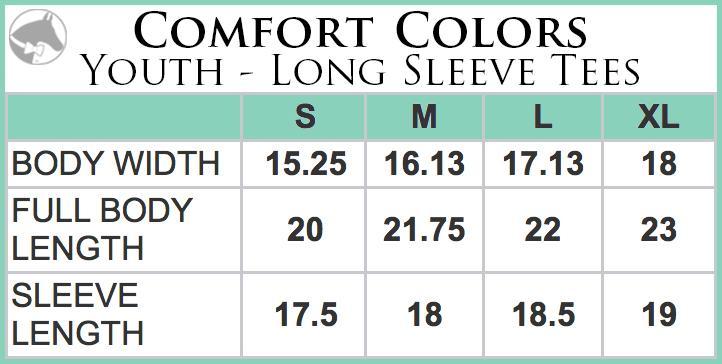 EP328 Believe - Youth Comfort Colors Long Sleeve Tee