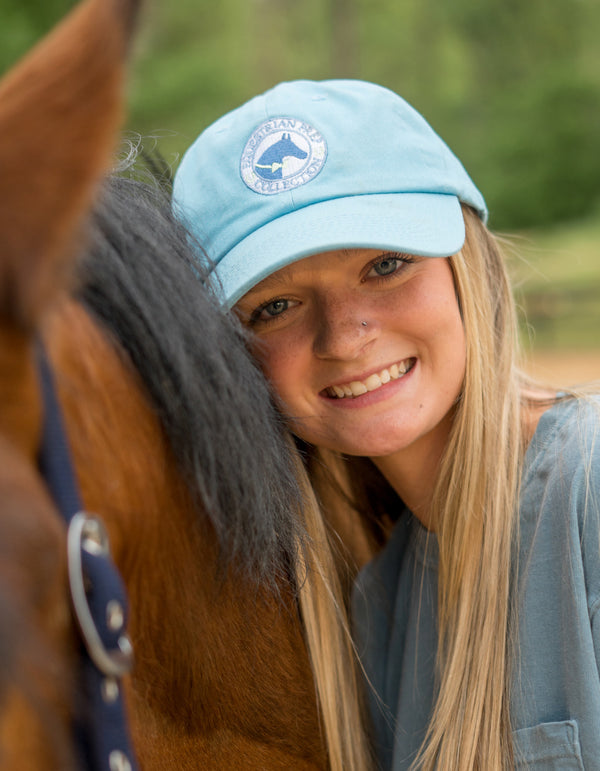 EP-837  Sky Equestrian Prep Signature Logo Cap