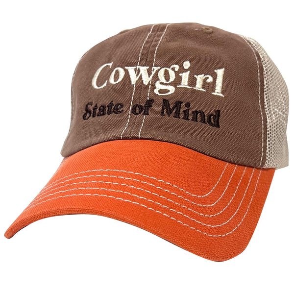 HA322 Cowgirl State of Mind Trucker Cap