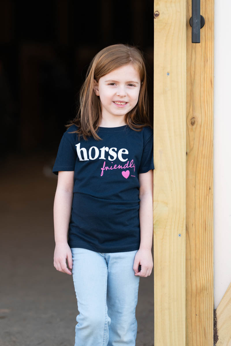 24125 Horse Friendly Girls Short Sleeve Tee