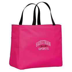 B922 Equestrian Sports with Bit Tote Bag